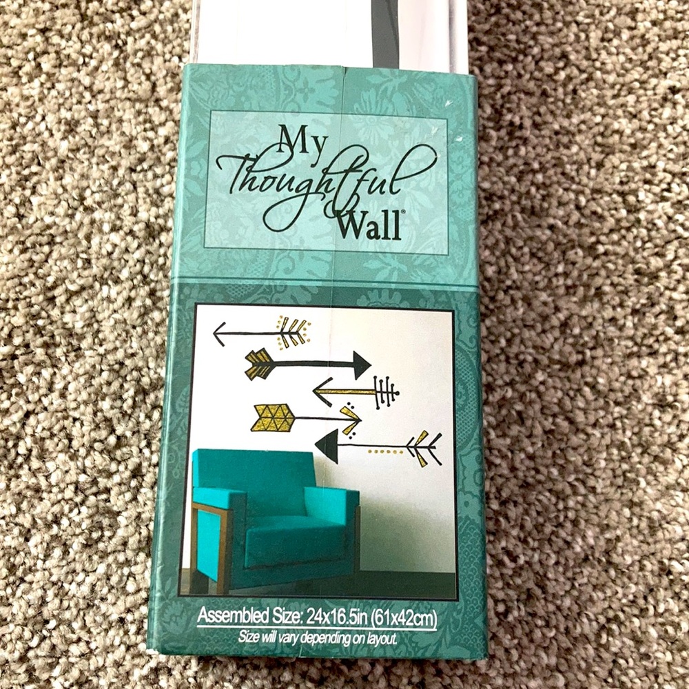 NWT self adhesive Wall sticker. removable no mess